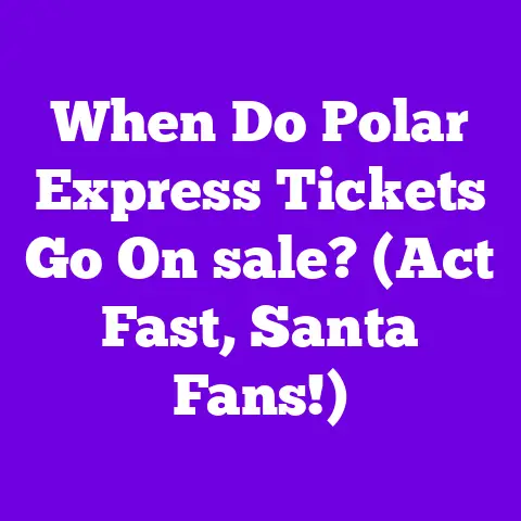 When Do Polar Express Tickets Go On sale? (Act Fast, Santa Fans!)