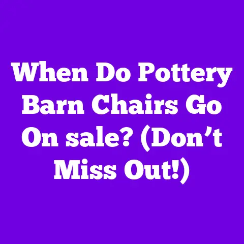 When Do Pottery Barn Chairs Go On sale? (Don’t Miss Out!)
