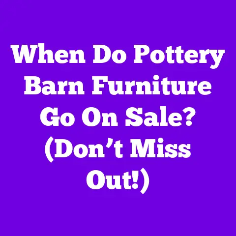 When Do Pottery Barn Furniture Go On Sale? (Don’t Miss Out!)