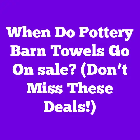 When Do Pottery Barn Towels Go On sale? (Don’t Miss These Deals!)