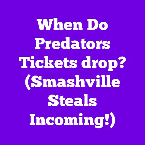 When Do Predators Tickets drop? (Smashville Steals Incoming!)