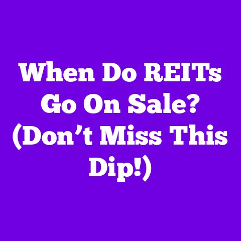 When Do REITs Go On Sale? (Don’t Miss This Dip!)