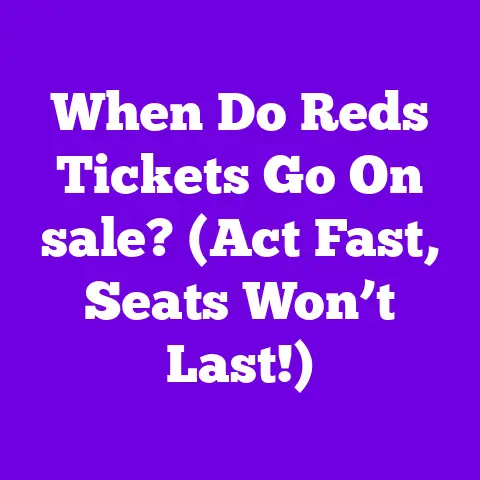 When Do Reds Tickets Go On sale? (Act Fast, Seats Won’t Last!)