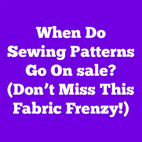 When Do Sewing Patterns Go On sale? (Don’t Miss This Fabric Frenzy!)