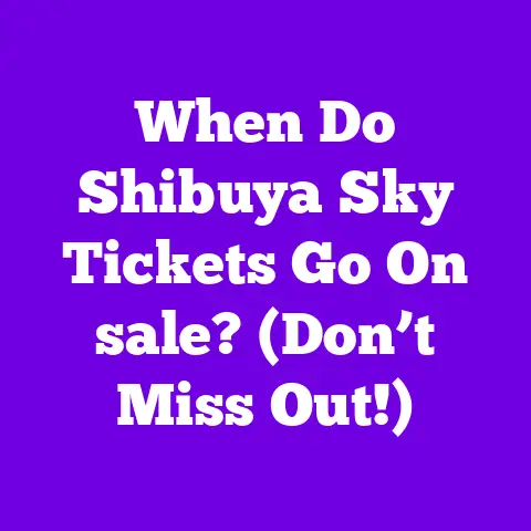 When Do Shibuya Sky Tickets Go On sale? (Don’t Miss Out!)