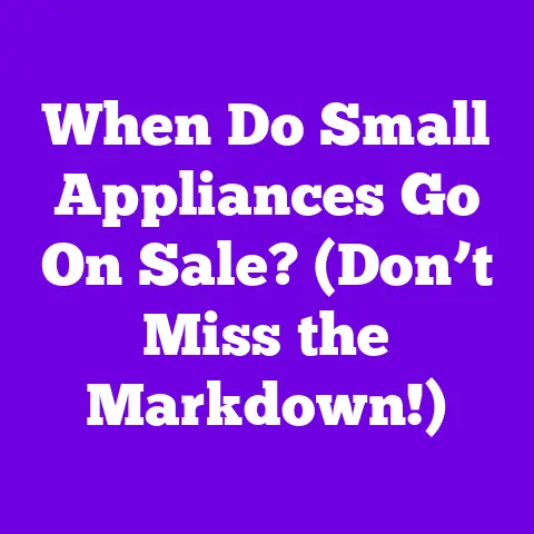 When Do Small Appliances Go On Sale? (Don’t Miss the Markdown!)