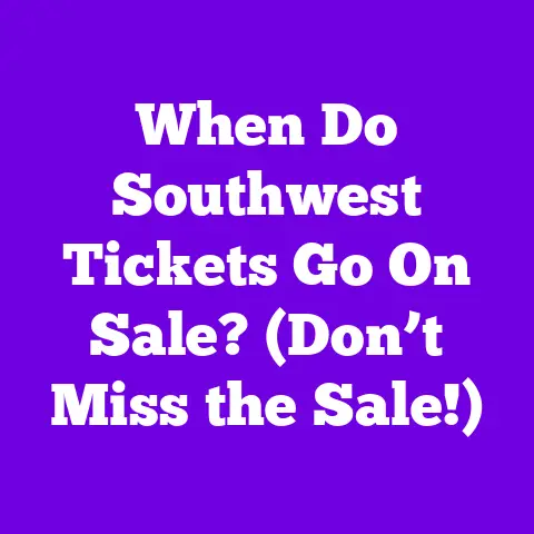 When Do Southwest Tickets Go On Sale? (Don’t Miss the Sale!)