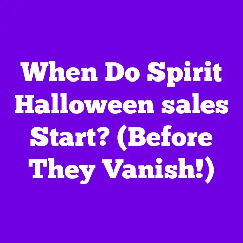 When Do Spirit Halloween sales Start? (Before They Vanish!)