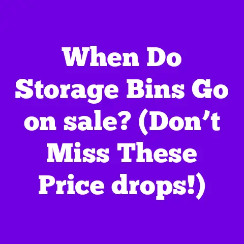 When Do Storage Bins Go on sale? (Don’t Miss These Price drops!)