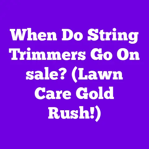 When Do String Trimmers Go On sale? (Lawn Care Gold Rush!)