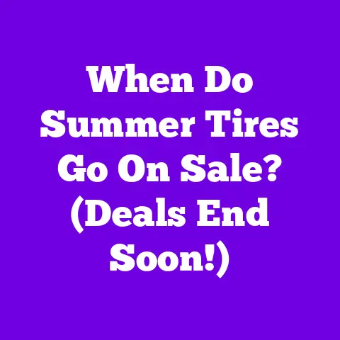When Do Summer Tires Go On Sale? (Deals End Soon!)