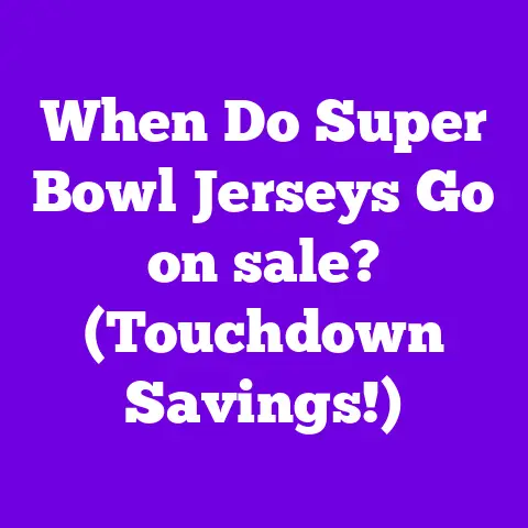 When Do Super Bowl Jerseys Go on sale? (Touchdown Savings!)