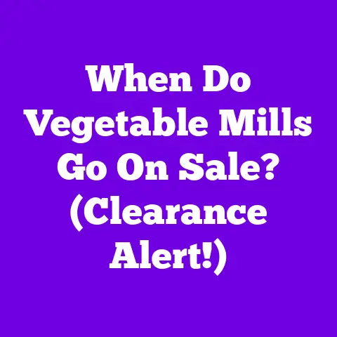 When Do Vegetable Mills Go On Sale? (Clearance Alert!)