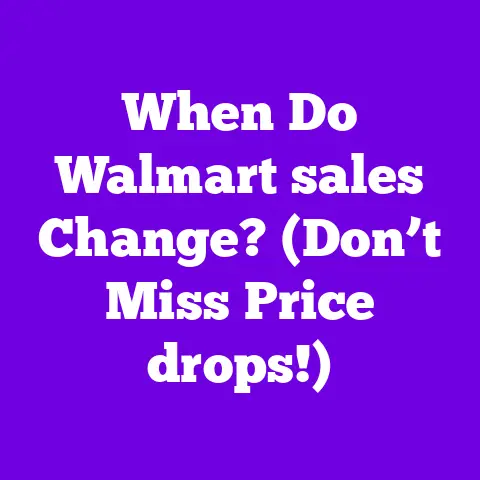 When Do Walmart sales Change? (Don’t Miss Price drops!)