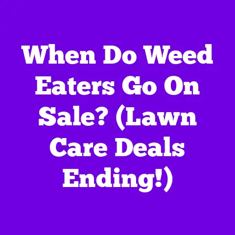 When Do Weed Eaters Go On Sale? (Lawn Care Deals Ending!)