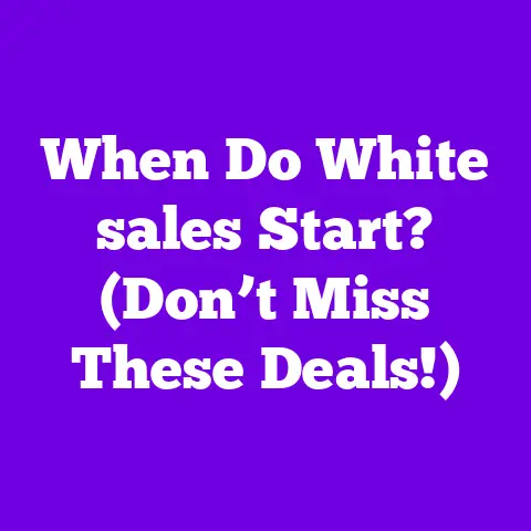 When Do White sales Start? (Don’t Miss These Deals!)