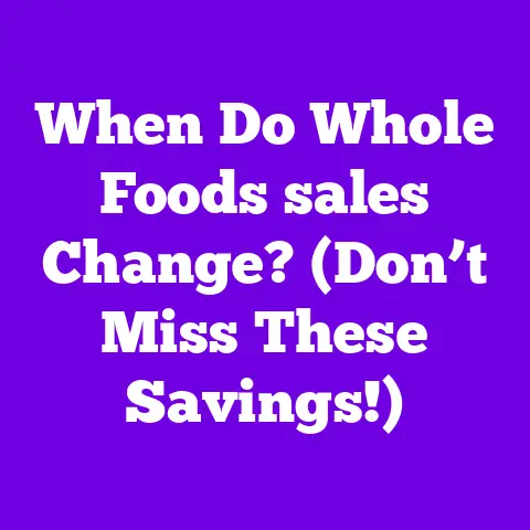 When Do Whole Foods sales Change? (Don’t Miss These Savings!)