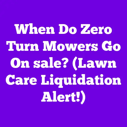 When Do Zero Turn Mowers Go On sale? (Lawn Care Liquidation Alert!)