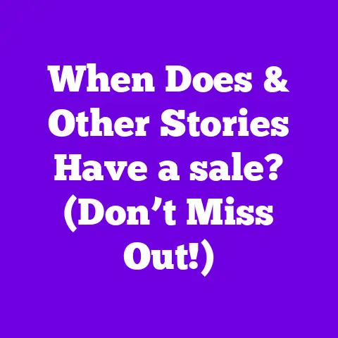 When Does & Other Stories Have a sale? (Don’t Miss Out!)