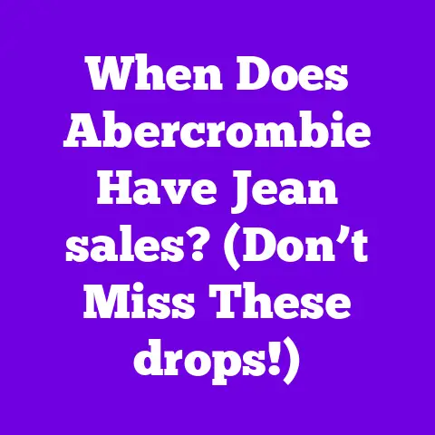 When Does Abercrombie Have Jean sales? (Don’t Miss These drops!)