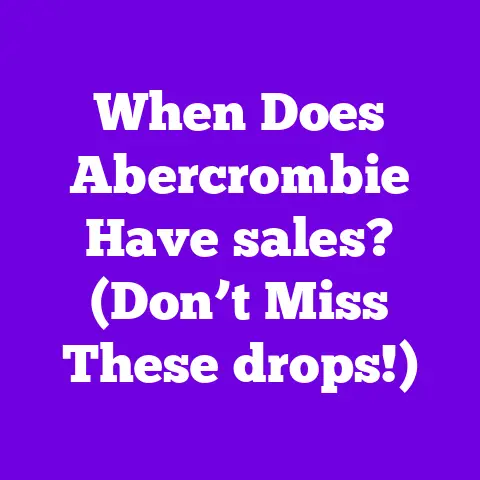 When Does Abercrombie Have sales? (Don’t Miss These drops!)