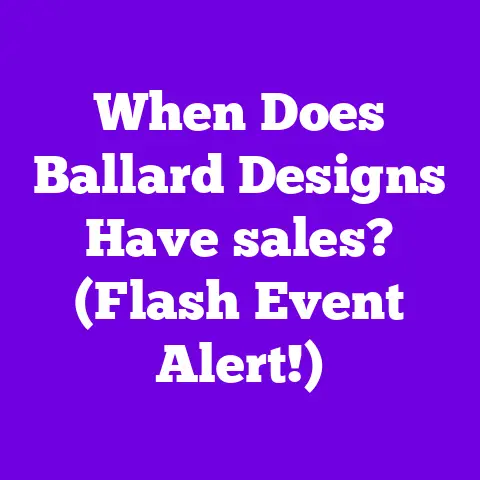 When Does Ballard Designs Have sales? (Flash Event Alert!)