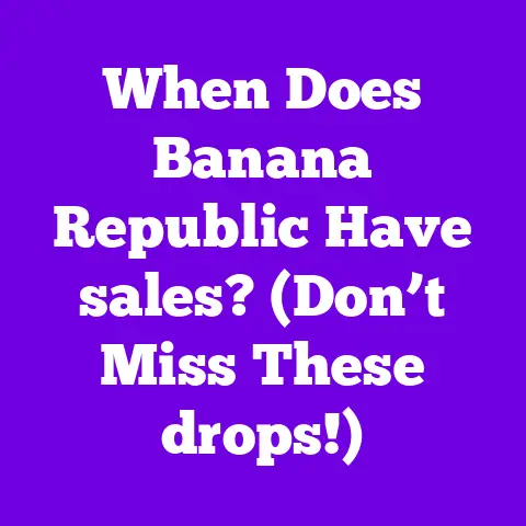 When Does Banana Republic Have sales? (Don’t Miss These drops!)