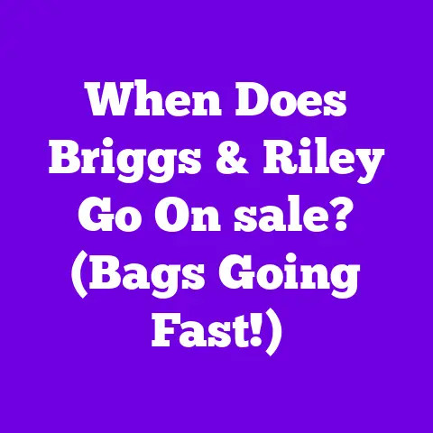 When Does Briggs & Riley Go On sale? (Bags Going Fast!)