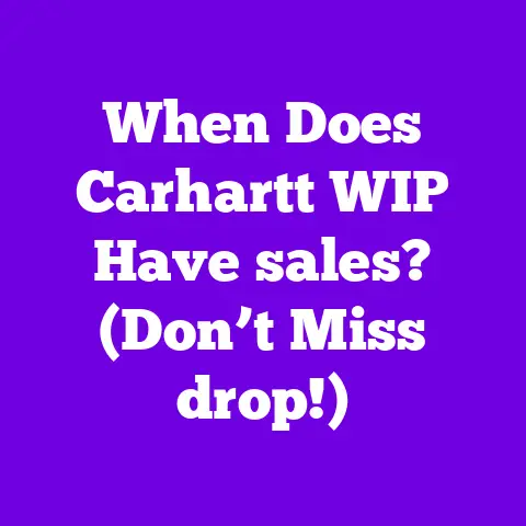When Does Carhartt WIP Have sales? (Don’t Miss drop!)
