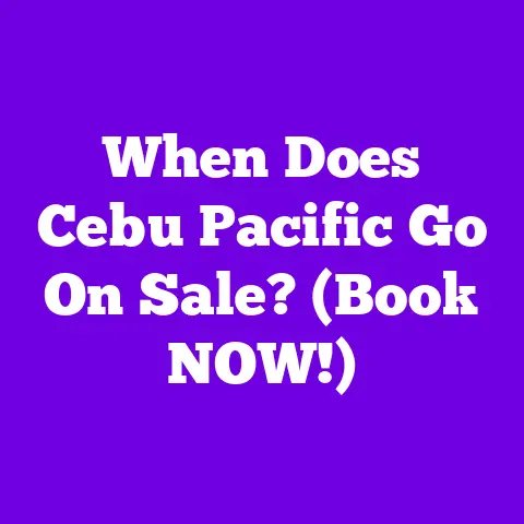 When Does Cebu Pacific Go On Sale? (Book NOW!)