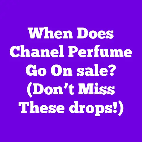 When Does Chanel Perfume Go On sale? (Don’t Miss These drops!)