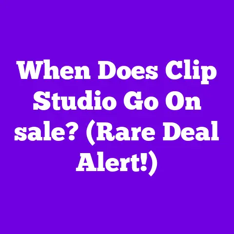 When Does Clip Studio Go On sale? (Rare Deal Alert!)