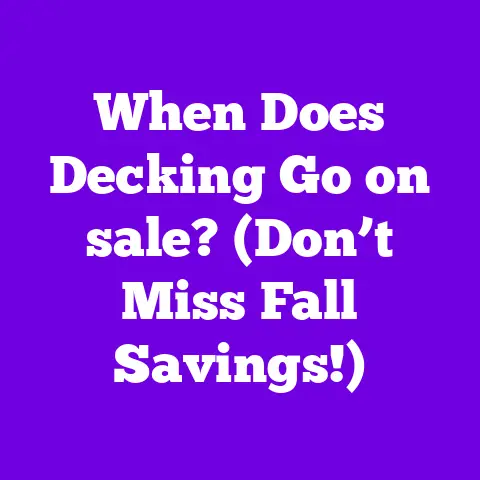 When Does Decking Go on sale? (Don’t Miss Fall Savings!)