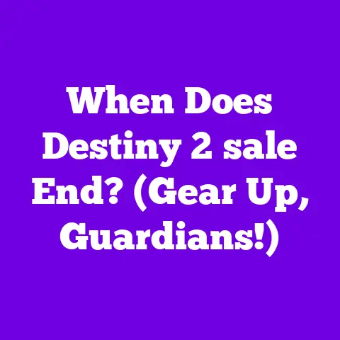 When Does Destiny 2 sale End? (Gear Up, Guardians!)