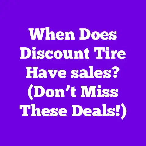 When Does Discount Tire Have sales? (Don’t Miss These Deals!)