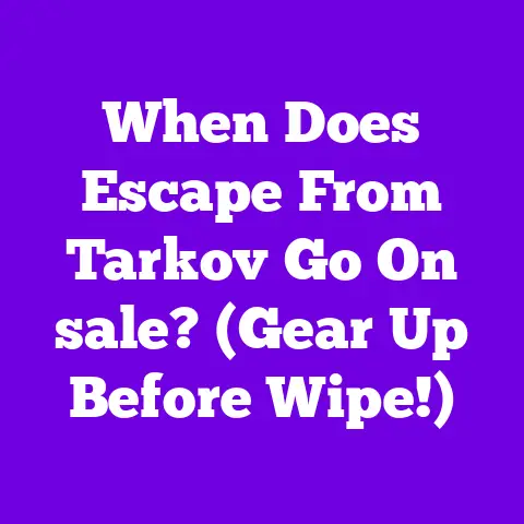 When Does Escape From Tarkov Go On sale? (Gear Up Before Wipe!)