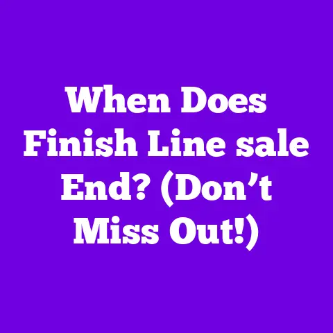 When Does Finish Line sale End? (Don’t Miss Out!)