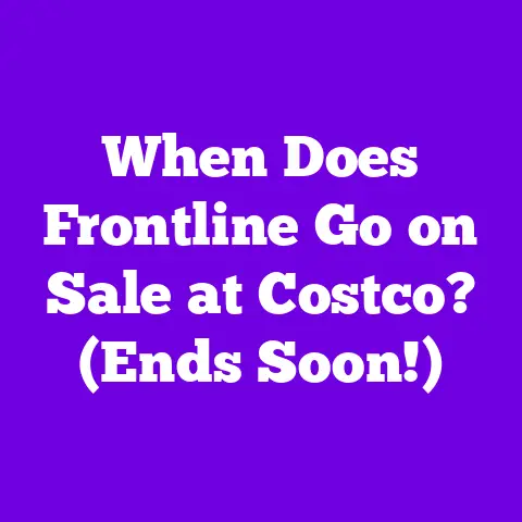 When Does Frontline Go on Sale at Costco? (Ends Soon!)