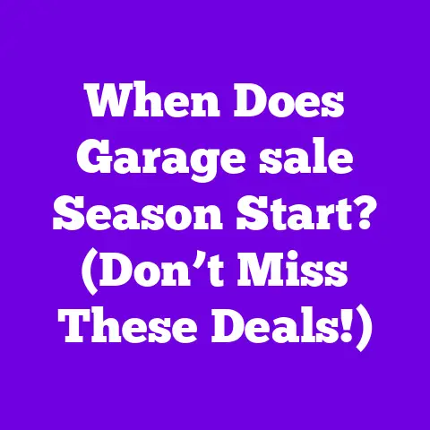 When Does Garage sale Season Start? (Don’t Miss These Deals!)