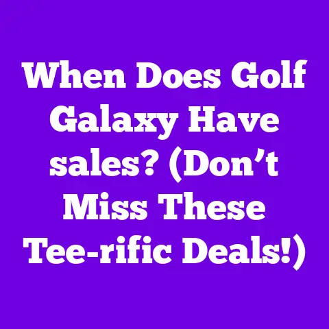 When Does Golf Galaxy Have sales? (Don’t Miss These Tee-rific Deals!)