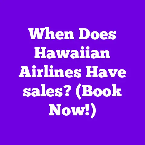 When Does Hawaiian Airlines Have sales? (Book Now!)