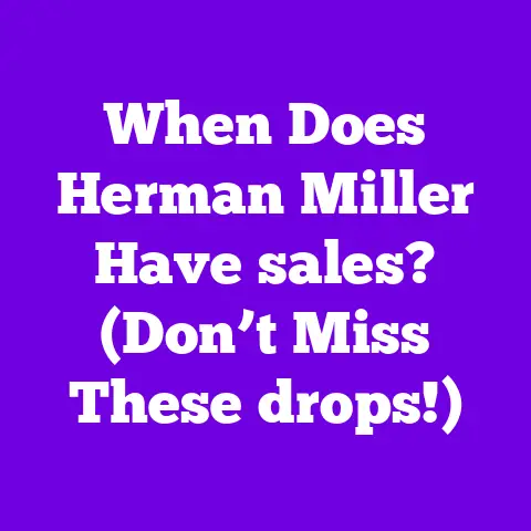 When Does Herman Miller Have sales? (Don’t Miss These drops!)