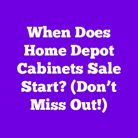 When Does Home Depot Cabinets Sale Start? (Don’t Miss Out!)