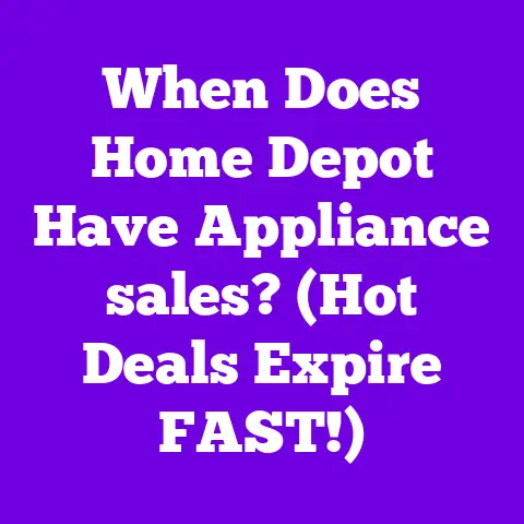 When Does Home Depot Have Appliance sales? (Hot Deals Expire FAST!)
