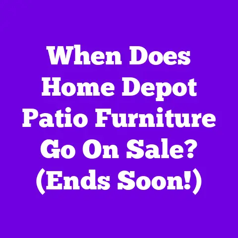 When Does Home Depot Patio Furniture Go On Sale? (Ends Soon!)