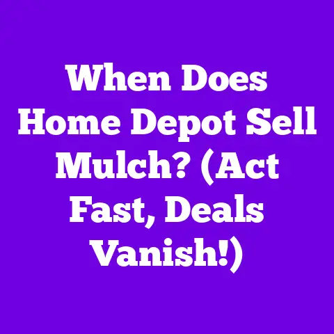 When Does Home Depot Sell Mulch? (Act Fast, Deals Vanish!)