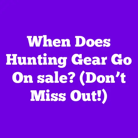 When Does Hunting Gear Go On sale? (Don’t Miss Out!)
