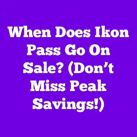 When Does Ikon Pass Go On Sale? (Don’t Miss Peak Savings!)