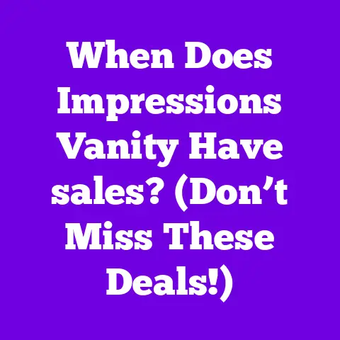 When Does Impressions Vanity Have sales? (Don’t Miss These Deals!)