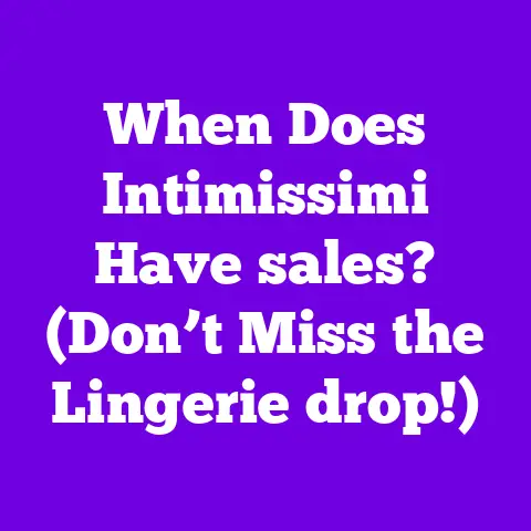 When Does Intimissimi Have sales? (Don’t Miss the Lingerie drop!)